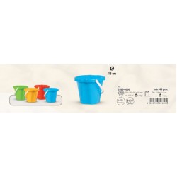 Balde praia simples redondo 18*16cm 0380