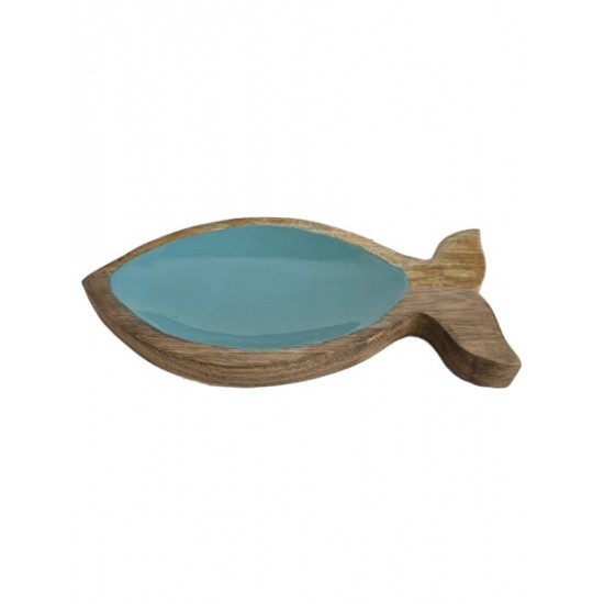 Peça em madeira peixe 20*10*2cm cl1001