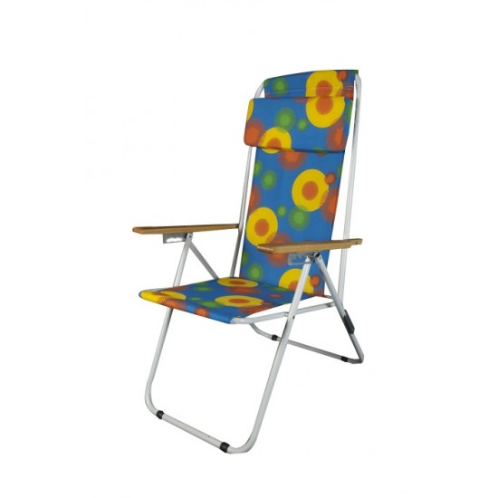 Cadeira alta c\posições ferro 53*100*61cm 101-B