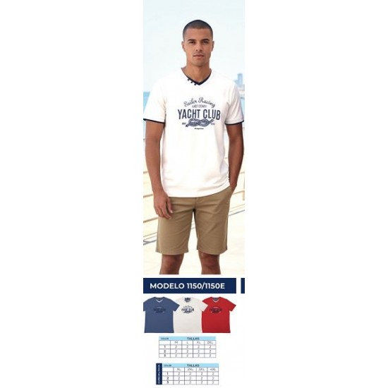 T-shirt homem 3 cores da NISKO M-XXL 1150