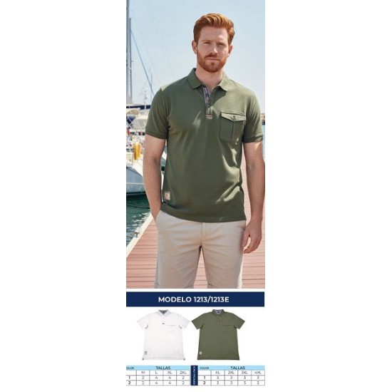 Polo NISKO de homem 2 cores M-XXL 1213