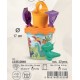 Balde praia criança c\acessórios d17cm 1335-dino