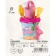 Balde praia criança c\acessórios d17cm 1335- OFEN