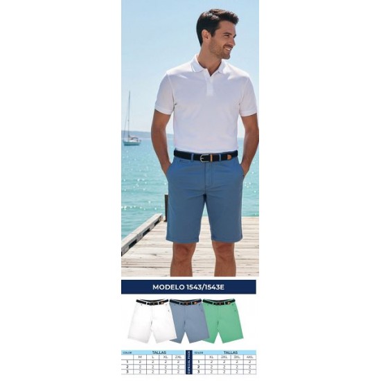 Bermudas homem alg/elas 3 cores m-xxl 1543
