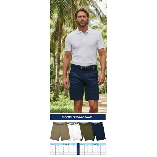 Bermuda larga 4 cores NISKO para homem M-XXL 1544