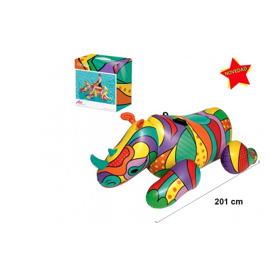 Insuflável rinoceronte gigante 201cm 18139
