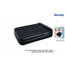 Colchão cama casal insuflável 152*203*46cm 18193 