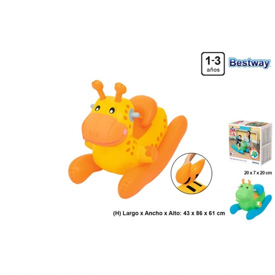 Insuflável criança animais baloiço 43*86*61cm 18613