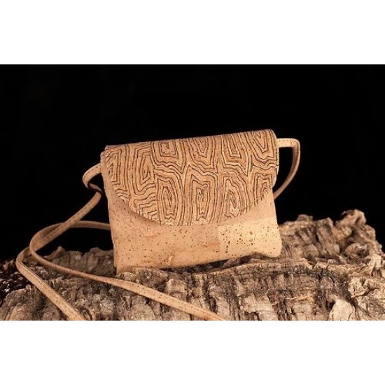 Bolsa a tiracolo em cortiça 12.5*9.5*3 cm 2023
