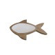 Peça em madeira peixe 37*25*2cm cl2753