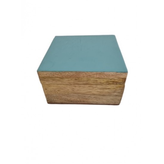 Peça em madeira caixa 14*14*8cm cl2889