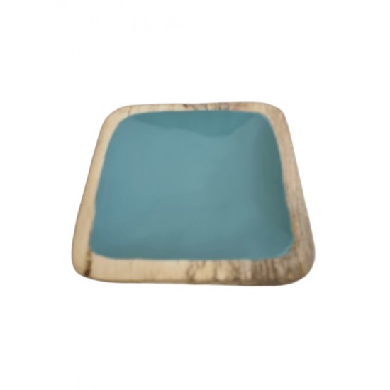 Peça em madeira taça prato 15*15cm cl2906