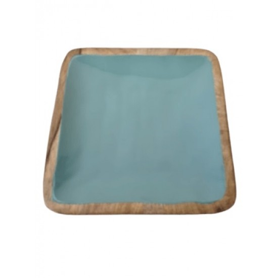 Peça em madeira taça prato 20*20cm cl2907