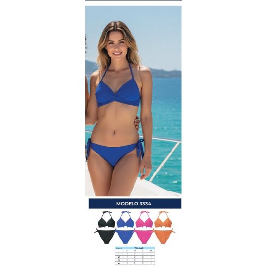 Bikini NISKO de mulher 4 cores S-XL 3334B