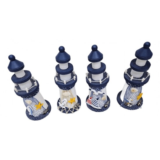 Farol de madeira 19*7.5cm 355221