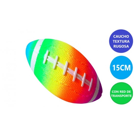 Bola de rugby d15cm 381128