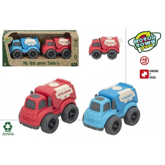 Conjunto de 2 carros de emergência 25cm x 8.50cm x 10cm - 46848