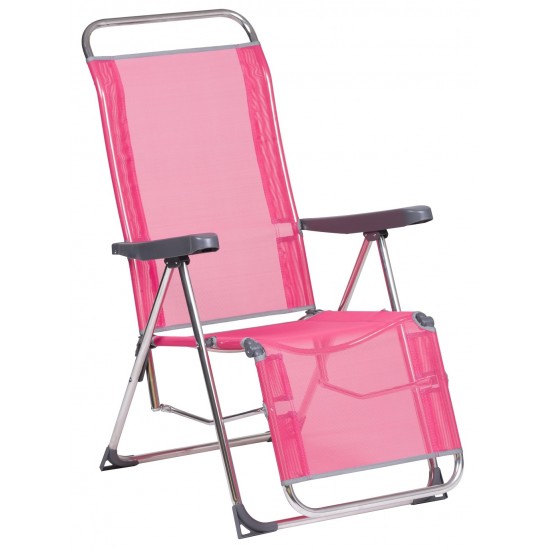 Cadeira alta relaxe alumínio 102x65x13 cm c\posições 480ALF 