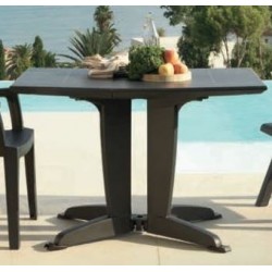 Mesa plia de rua em cor cinza 55009