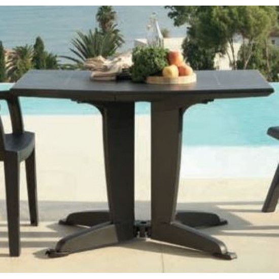 Mesa plia de rua em cor cinza 55009