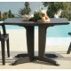 Mesa plia de rua em cor cinza 55009
