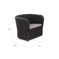 Conj. jardim 2 cadeira e 1 mesa tete a tete 55386