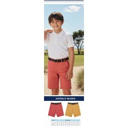 Bermudas criança nisko 2 cores 6-16 anos 5543RA