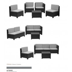Conjunto jardim verona storage grafit 55443