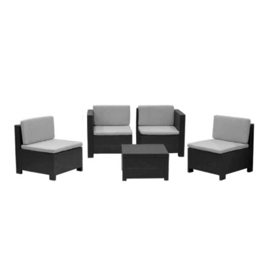 Conjunto jardim verona storage grafit 55443