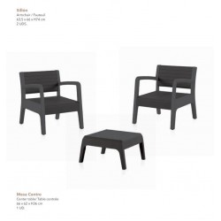 Conjunto tete a tete miami grafi 55450