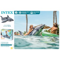 Tubarão insuflavel intex 173*107cm 57525