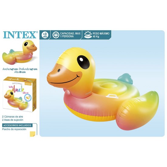 Pato insuflável intex 147*147*81cm 57556