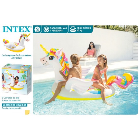 Unicórnio insulável intex 140*198*102cm  