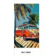 Toalha praia microfibra red hippie 90*170cm 57807