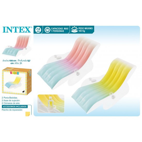 Cadeirão insuflável intex 157*109cm 14 anos 57867