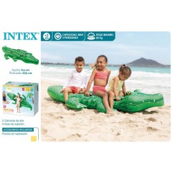 Crocodilo insuflável intex 203*114 cm 58562