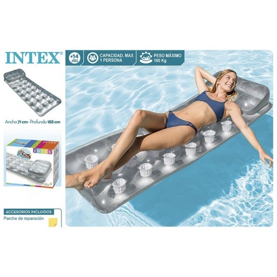 Colchão insuflavel intex copos 188*71cm 58894