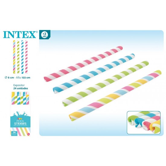 Tubos flutuantes intex para piscina 122cm d6cm 59515