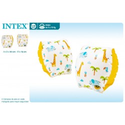 Braçadeira criança insuflável safari 20*15cm  6-36m 59653