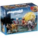 Playmobil med. cavaleiros falcão c/carroça 6005
