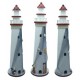 Farol em madeira vermelho 60cm 605018
