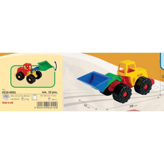 Maquina escavadora sortidas 28*13*13cm 6210