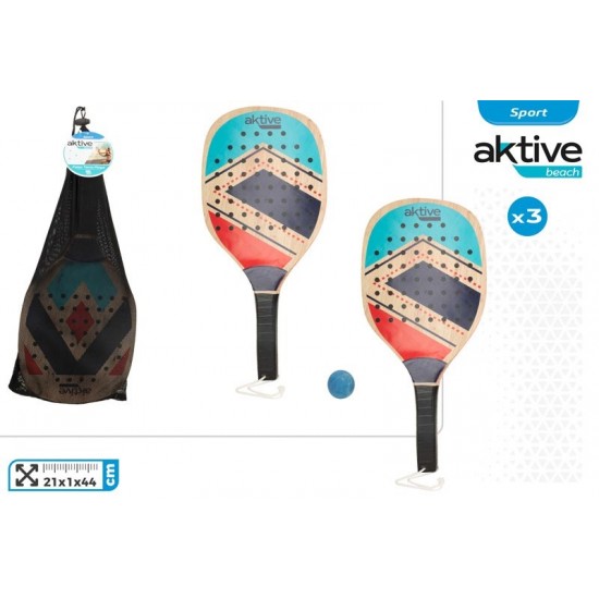 Raquetes madeiras  paddle 21*1*44cm 62308