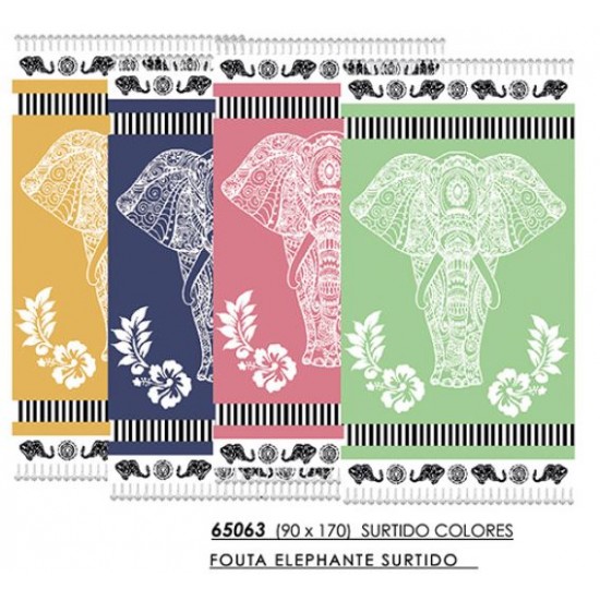 Toalha praia fouta 90*170cm 65063