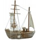 Barco madeira c\velas 22*25cm 655037