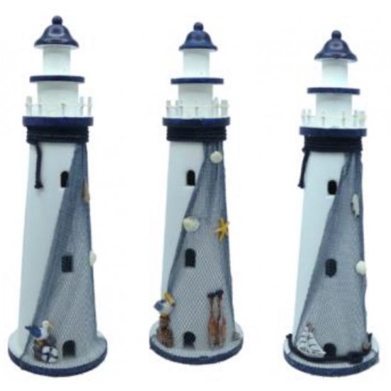 Farol em madeira 17*50cm 656041