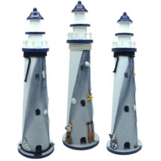 Farol em madeira 60cm 656058
