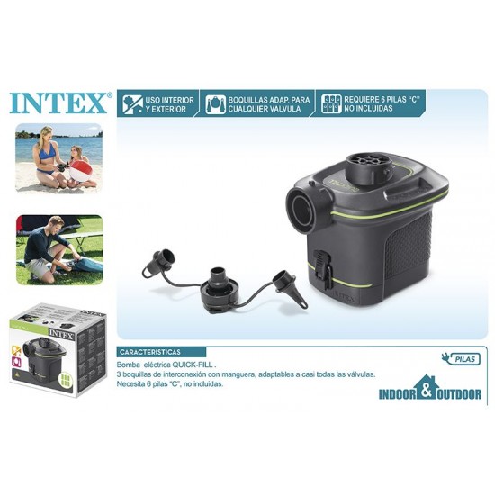 Bomba de ar da intex a pilhas 66638