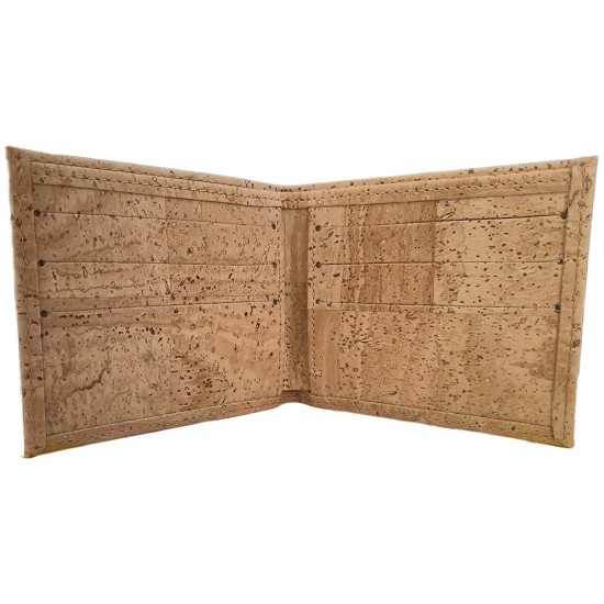 Carteira homem em cortiça 10*9*2cm ct682