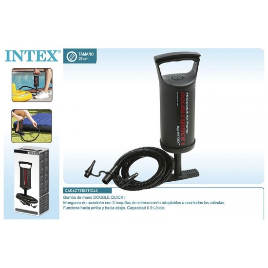 Bomba de mão intex double 29cm 68612